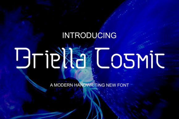 Briella Cosmic: A Futuristic Font for Modern Branding