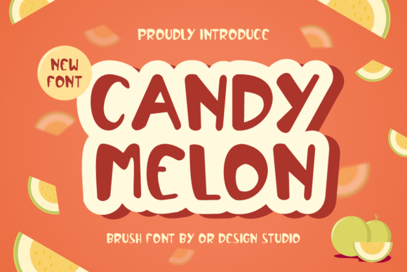 Candy Melon: A Bold Font for Digital Branding