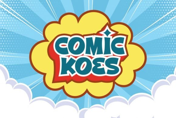 Comic Koes: A Playful Display Font for Crafters and Designers