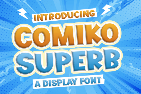 Comiko Superb: A Display Font That Elevates Editorial Design