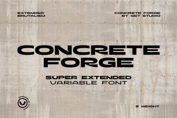Concrete Forge: A Bold Font for a Stronger Brand
