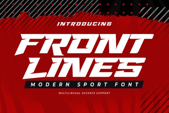 Front Lines: A Bold Display Font for Web Design
