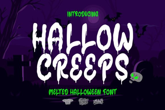 Hallow Creeps Font for Halloween Web Designs