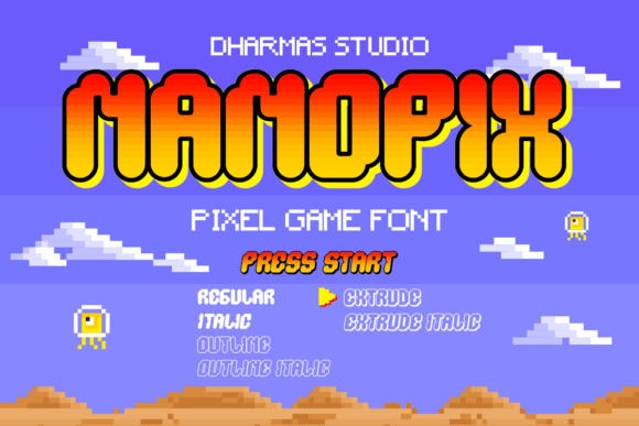 Nano Pix: A Pixelated Font for Modern Editorial Design