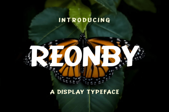 Reonby: The Bold Display Font for Crafters and Designers