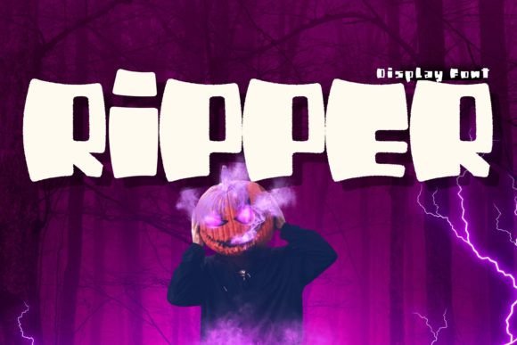 Ripper: A Display Font with a Playful Edge
