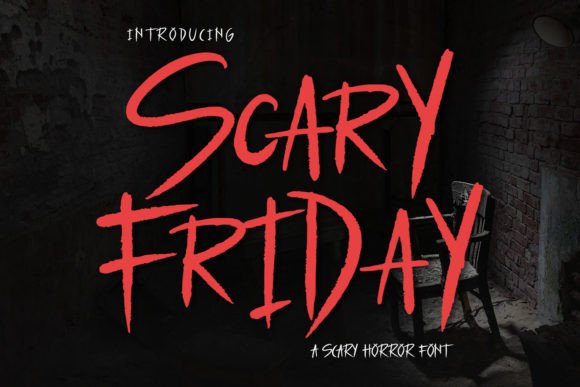 Scary Friday Font Review for Web Design