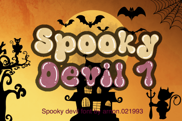 Spooky Devil 1 Font for Handmade Creations