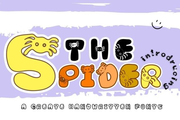 The Spider: A Playful Display Font for Creative Branding
